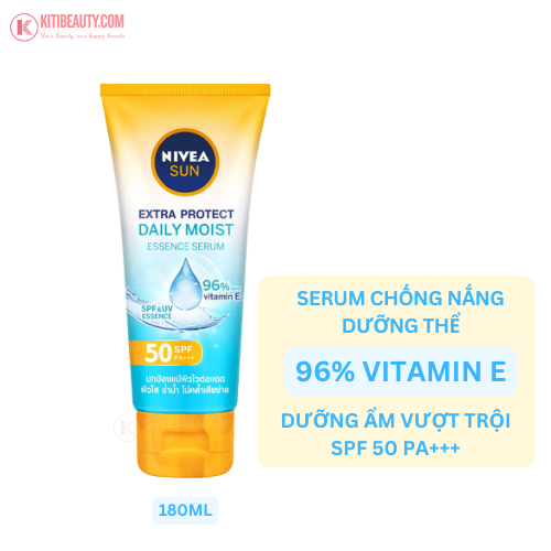 Serum Chống Nắng Dưỡng Thể Nivea 180ml - Dưỡng Ẩm Vượt Trội